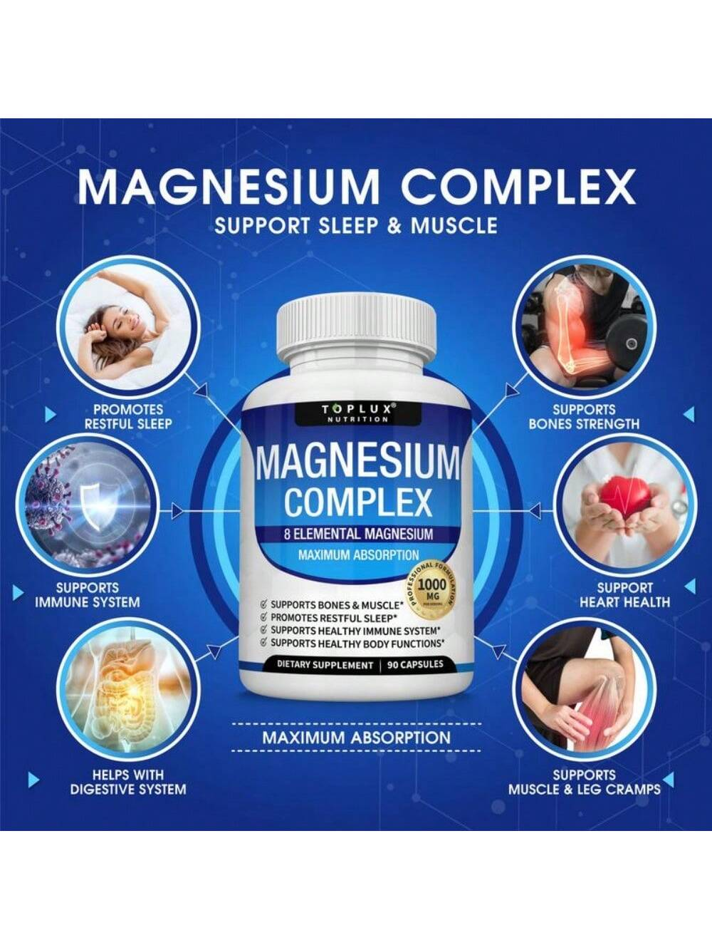 Magnesium Complex 8 Essential Magnesium Supplement Fitness Edible